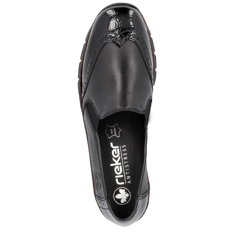 Rieker 53776-00 (Wand) Black Shoes