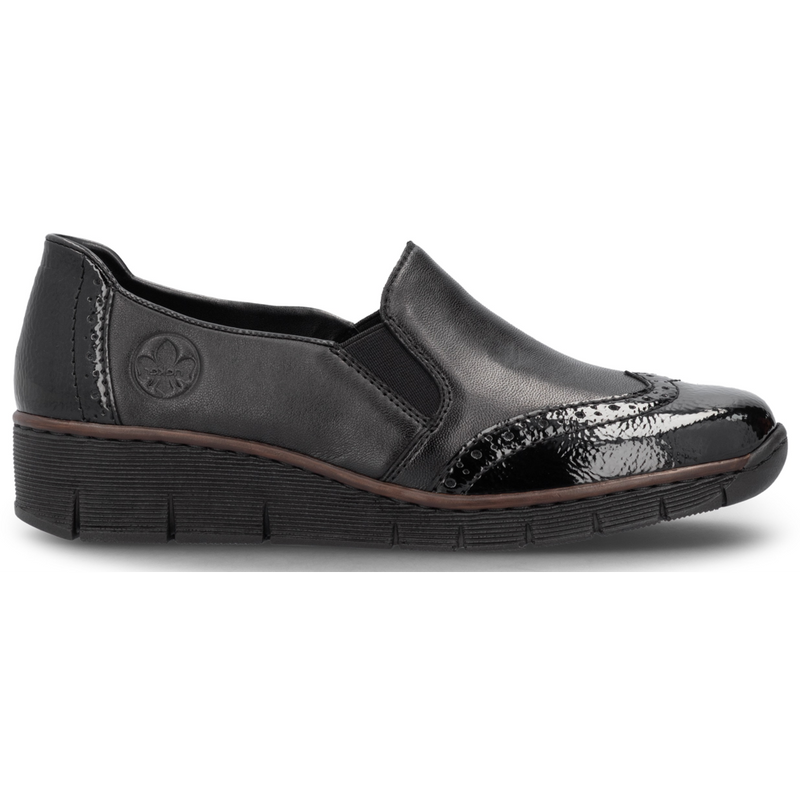 Rieker 53776-00 (Wand) Black Shoes