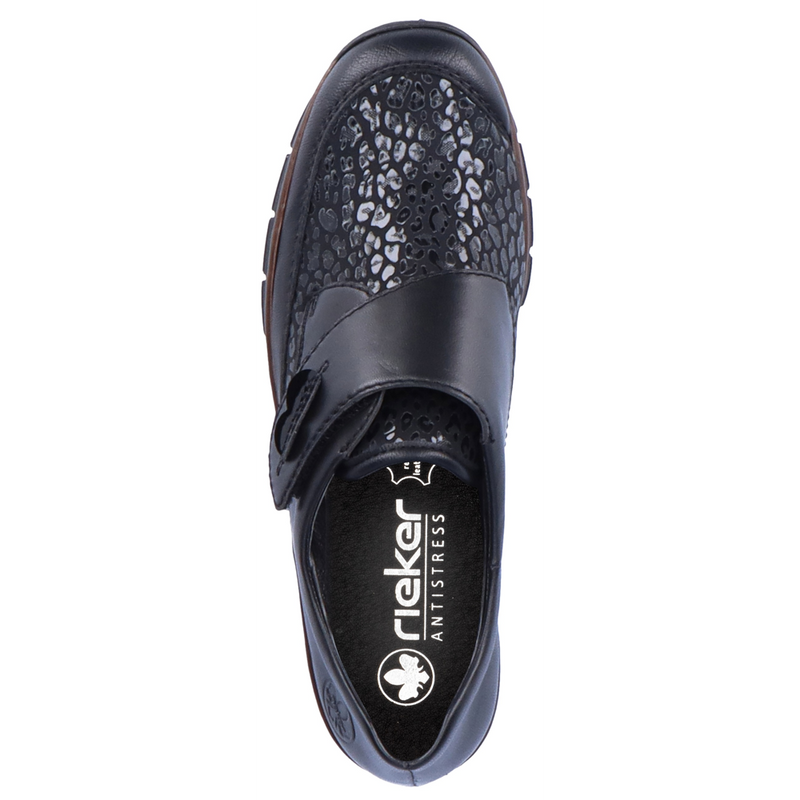 Rieker 537C0-00 (Waldy) Black Shoes