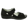 Waldlaufer Helena Black Sandals