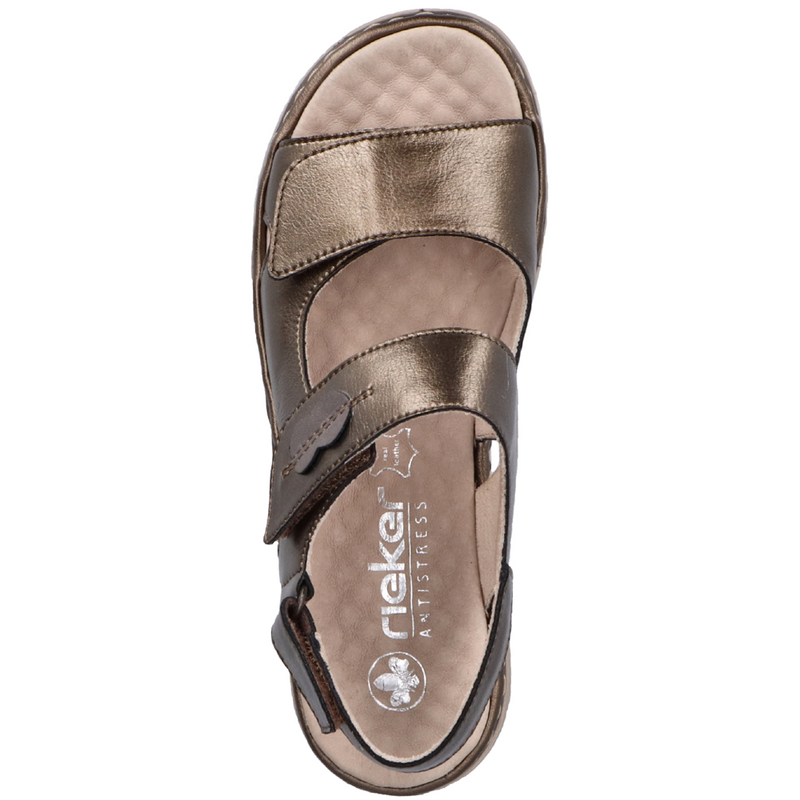 Rieker 60462-90 (Garda) Bronze Sandals