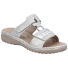 Rieker 60481-40 (Fleece) Fog Silver Weiss Sandals