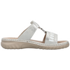 Rieker 60481-40 (Fleece) Fog Silver Weiss Sandals