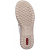Rieker 60481-40 (Fleece) Fog Silver Weiss Sandals