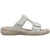 Rieker 60481-40 (Fleece) Fog Silver Weiss Sandals
