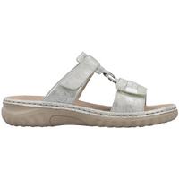 Rieker 60481-40 (Fleece) Fog Silver Weiss Sandals