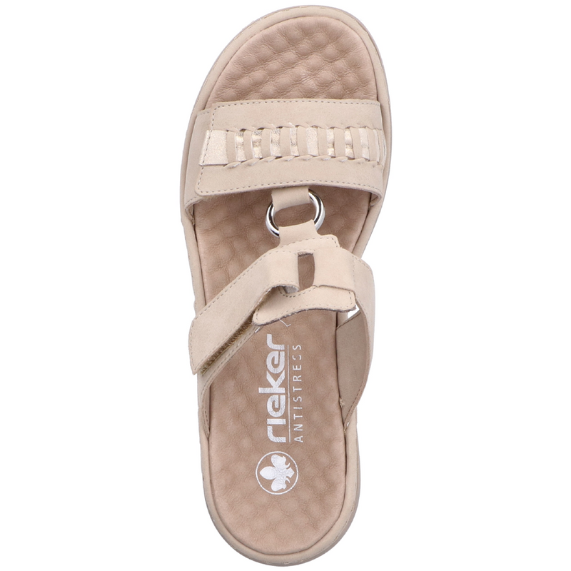 Rieker 60481-62 (Fleece) Ginger Muschel Sandals