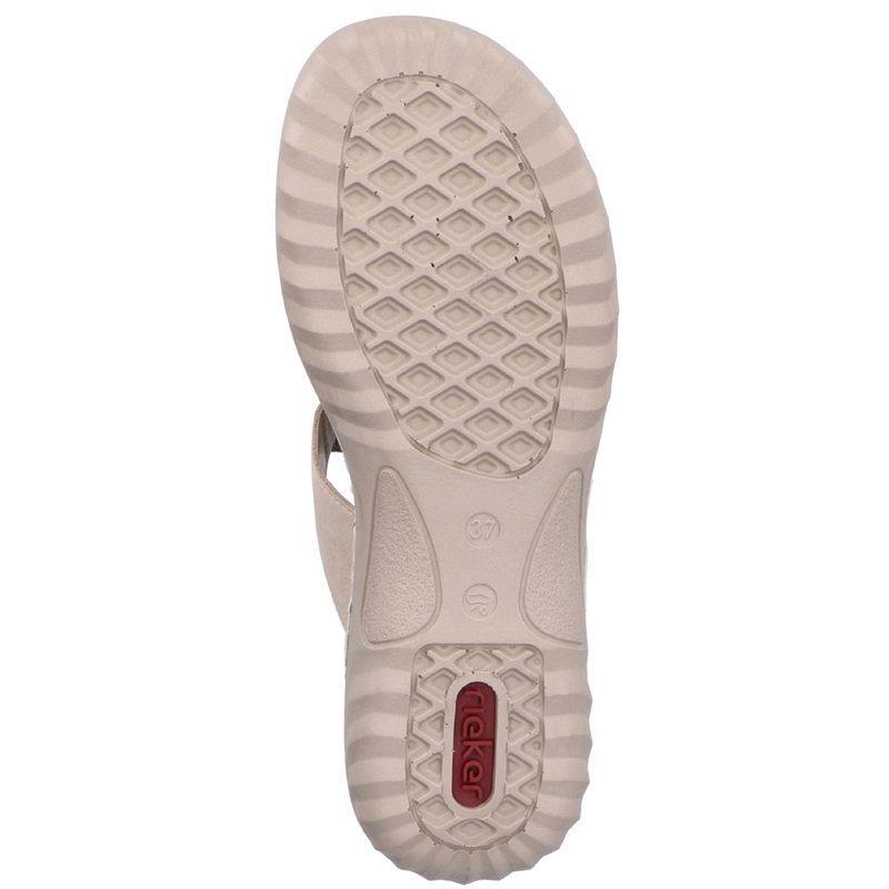 Rieker 60481-62 (Fleece) Ginger Muschel Sandals