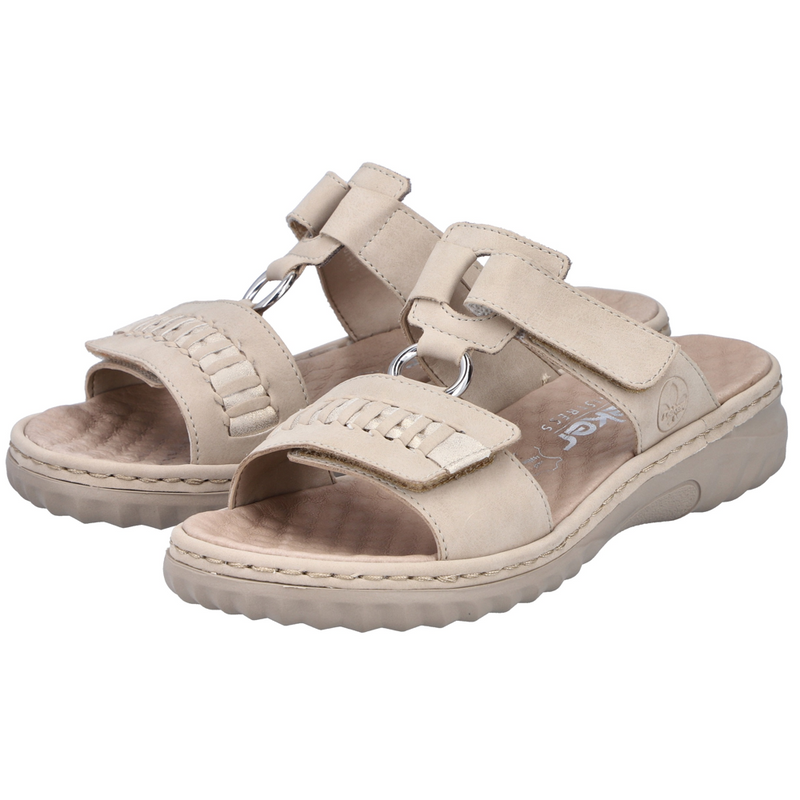 Rieker 60481-62 (Fleece) Ginger Muschel Sandals
