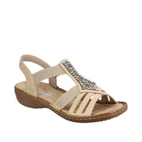 Rieker 60803-20 (Wisbech) Tan Sandals