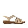 Rieker 60803-20 (Wisbech) Tan Sandals