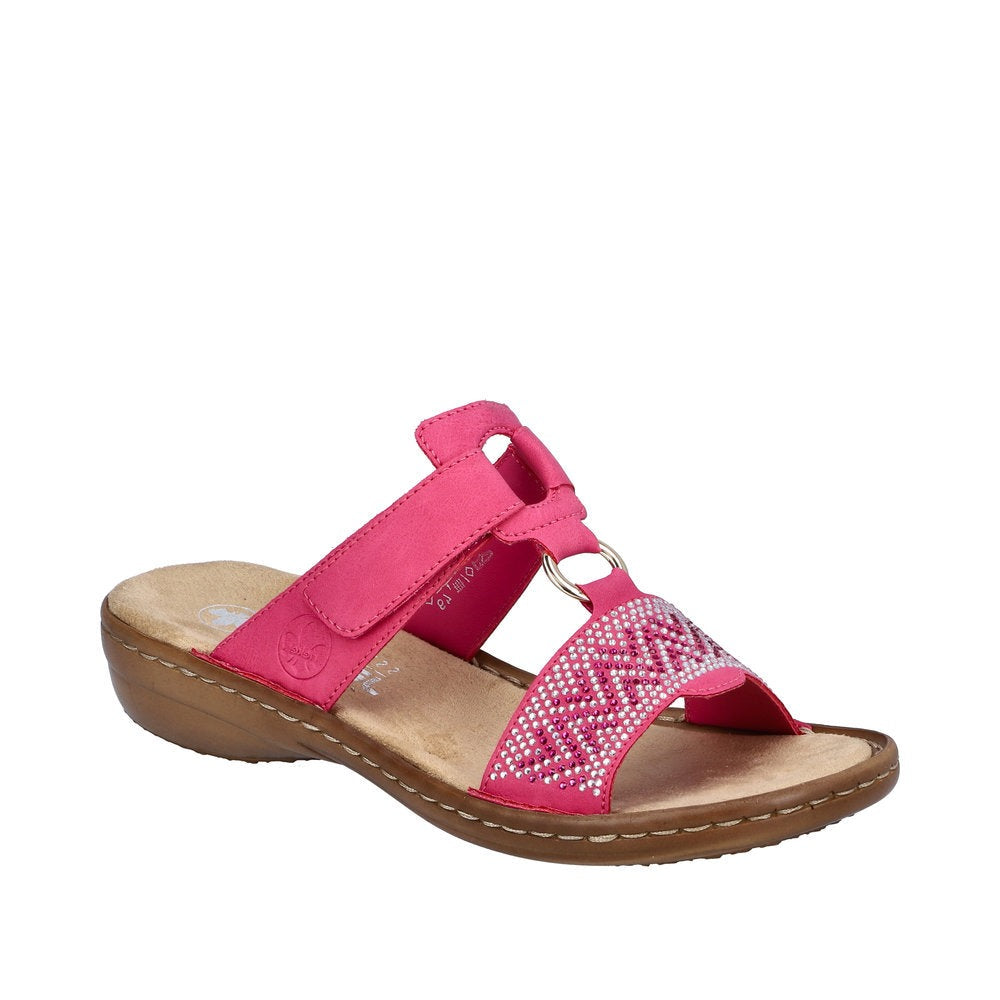 Rieker 60898-31 (London) Pink Sandals