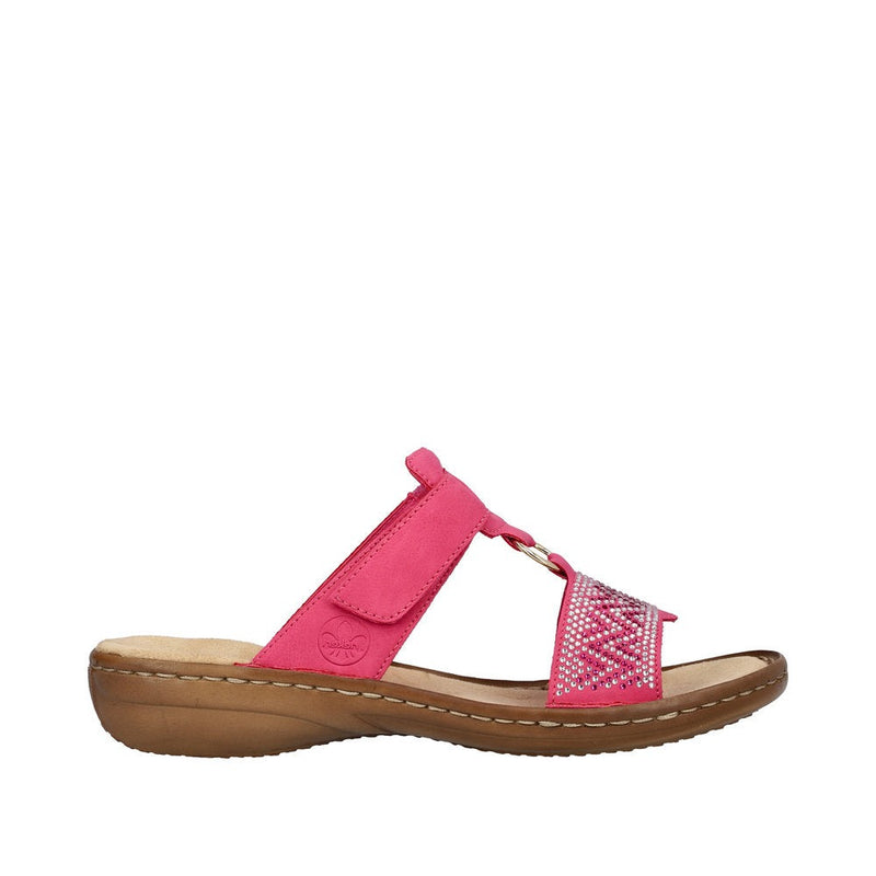 Rieker 60898-31 (London) Pink Sandals