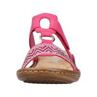 Rieker 60898-31 (London) Pink Sandals