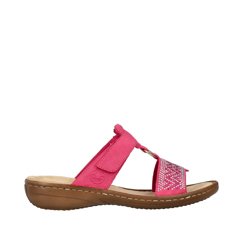 Rieker 60898-31 (London) Pink Sandals