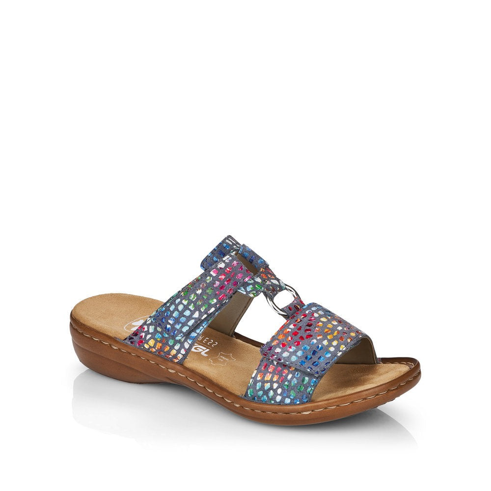 Rieker 608P9-10 (Queen) Multi Sandals