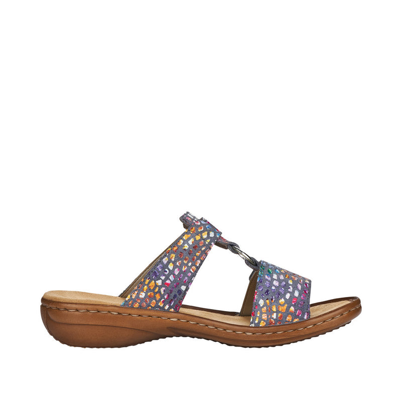 Rieker 608P9-10 (Queen) Multi Sandals