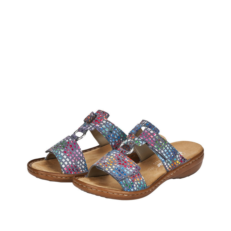 Rieker 608P9-10 (Queen) Multi Sandals