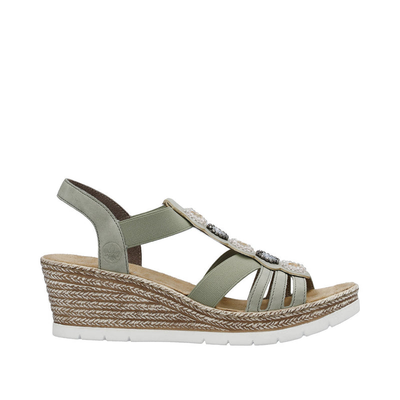 Rieker 619B2-52 (Poole) Pistazie Sandals