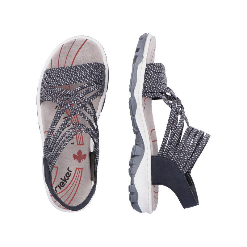 Rieker 68888-14 (Sizal) Pazifik Weiss Sandals