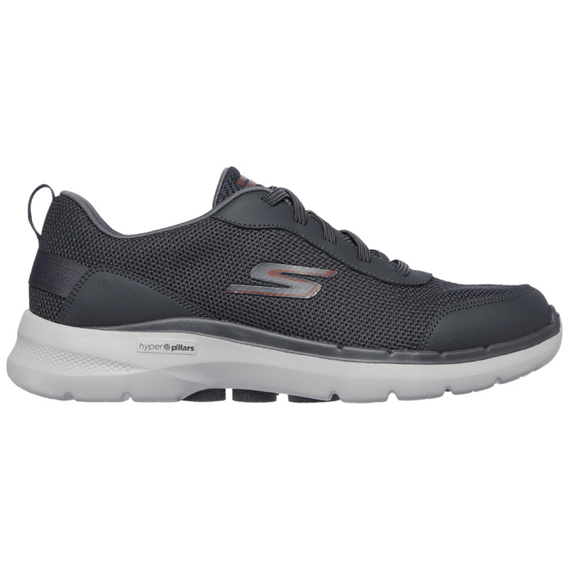 Skechers Go Walk 6-Bold Knight Charcoal Trainers