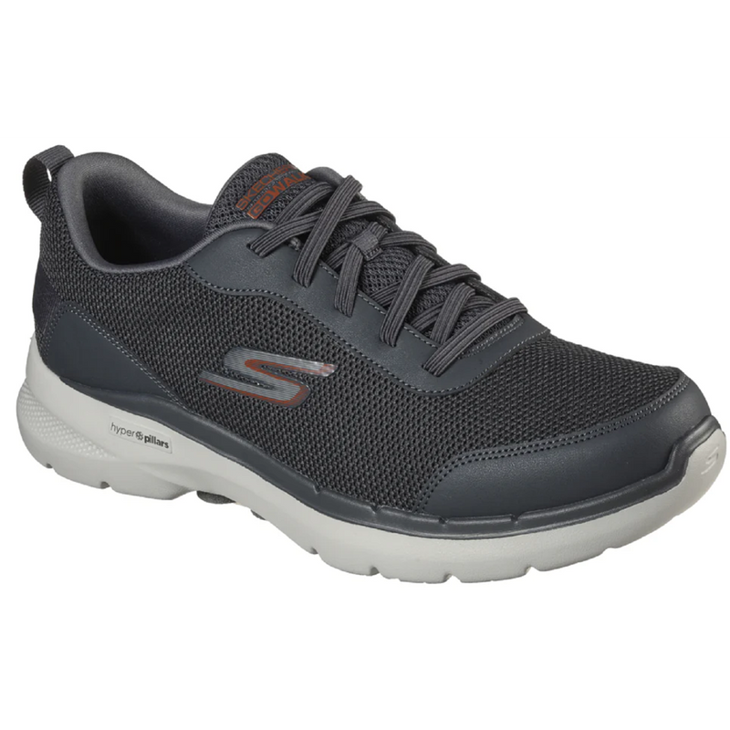 Skechers Go Walk 6-Bold Knight Charcoal Trainers