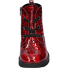 Waldlaufer Florenz (Flower 2) Rot Ankle Boots