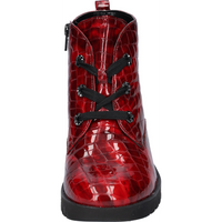 Waldlaufer Florenz (Flower 2) Rot Ankle Boots