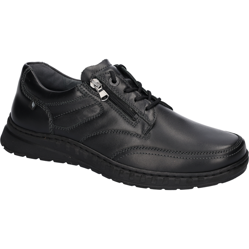 Waldlaufer H-Eddy (Plain) Black Shoes