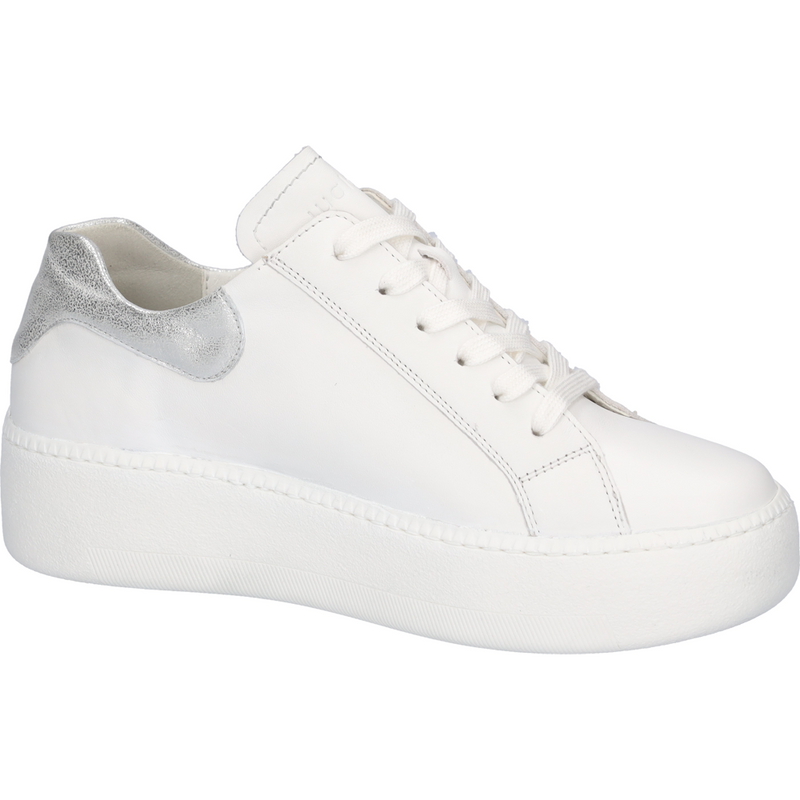 Waldlaufer Nicky (Royal) Snow Silber LS Weiss Trainers