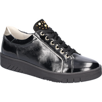 Waldlaufer H-Yuna Black Patent Trainers