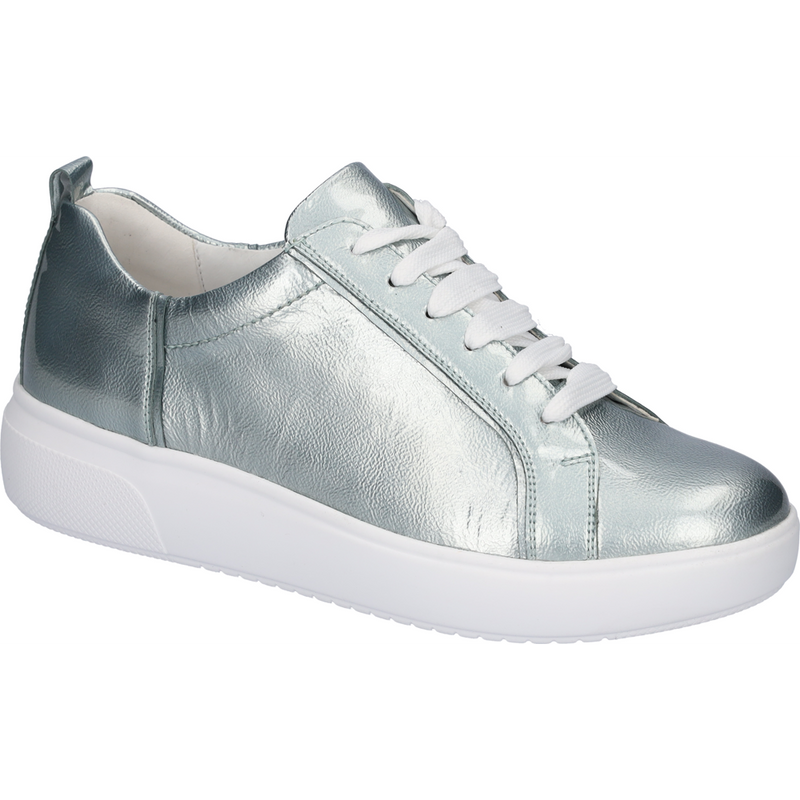 Waldlaufer H-Vivien (Limestone) Silver Trainers