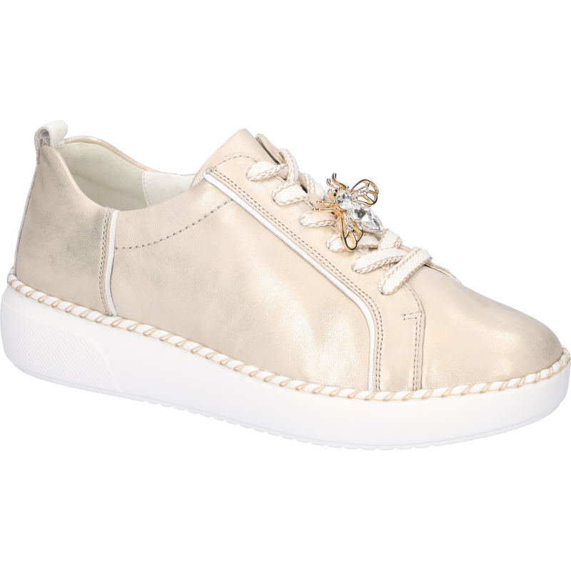 Waldlaufer Vivien (Bee's) Light Gold Trainers