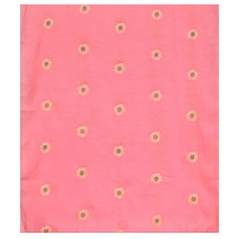 Jewel City Blossom Pink Embroidered Scarf