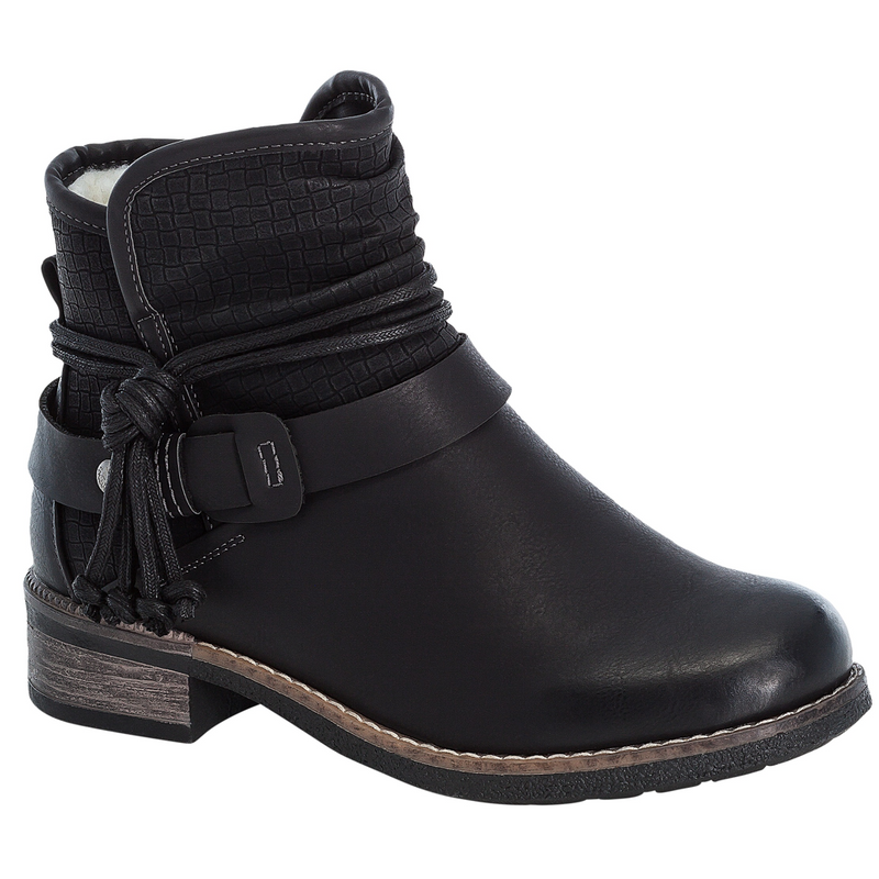 Rieker 94689-00 (August) Black Boots