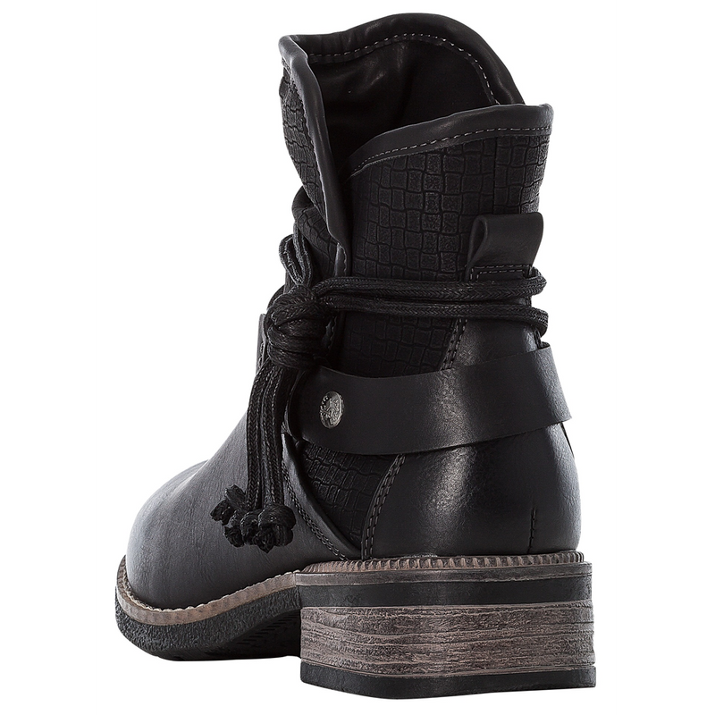 Rieker 94689-00 (August) Black Boots