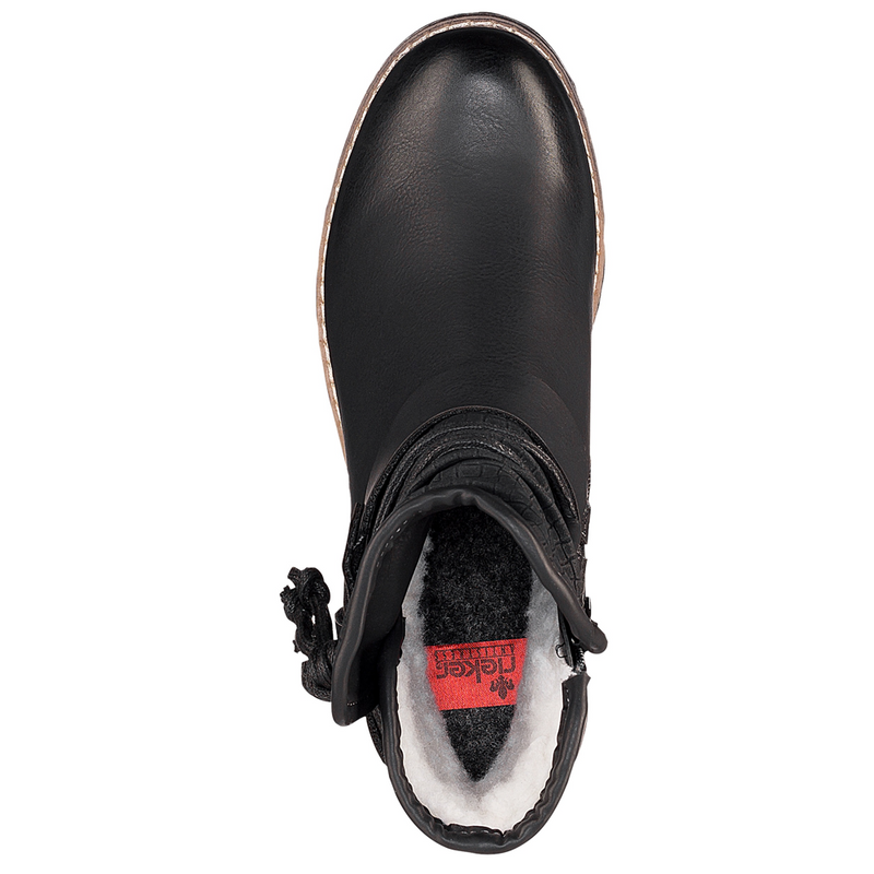 Rieker 94689-00 (August) Black Boots