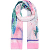 Jewel City Watercolour Pink Butterfly Scarf