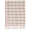 Jewel City Check Cream Blanket Scarf