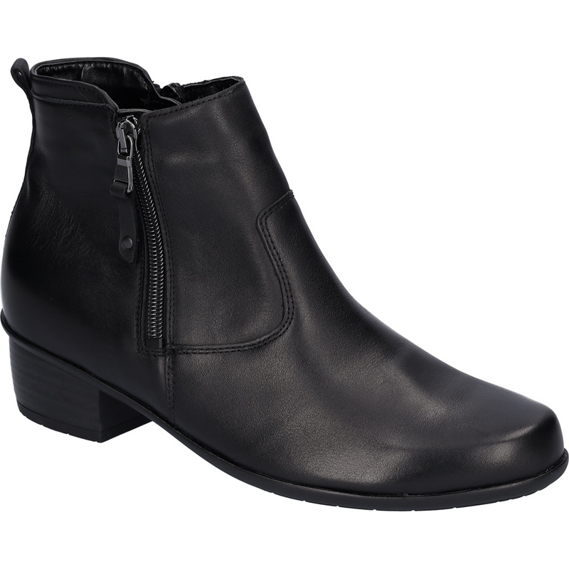 Waldlaufer Haifa (Housten) Black Ankle Boots