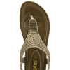 Lotus Aura Gold Sandals