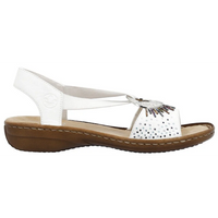 Rieker 60880-80 (Abersoch) White Sandals