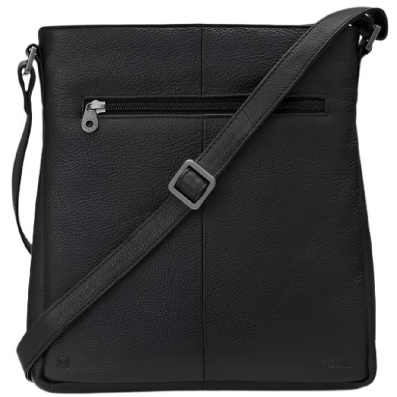 Yoshi Amongst Butterflies Bryant Black Leather Cross Body Bag