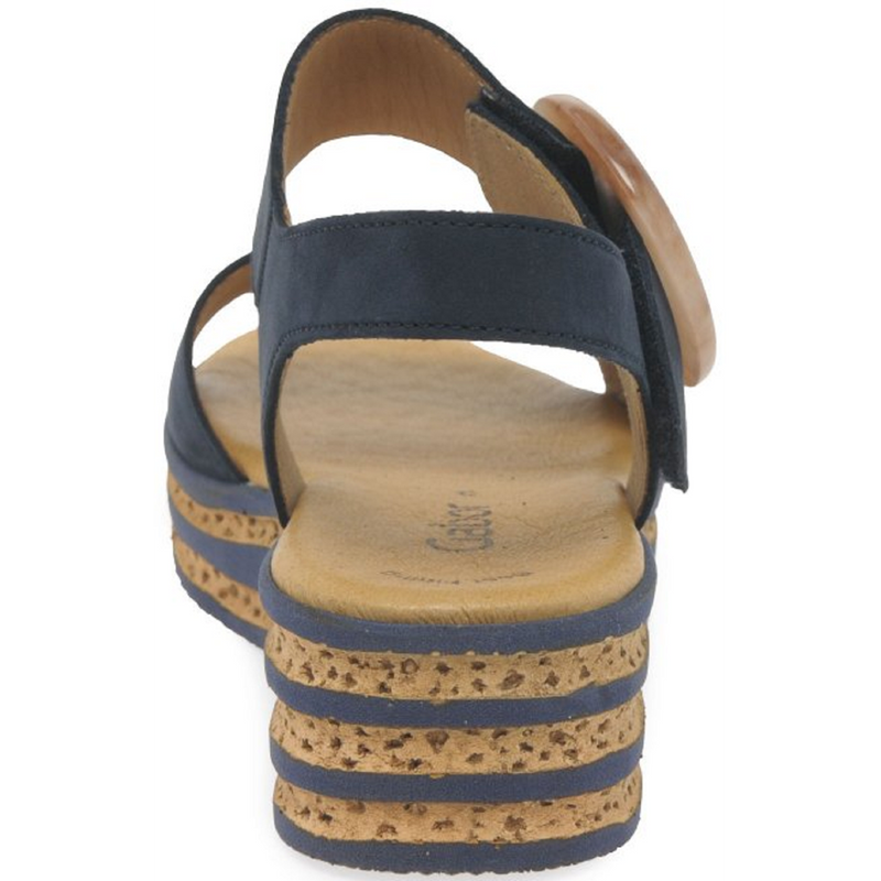 Gabor Andre Navy Nubuck Sandals
