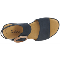 Gabor Andre Navy Nubuck Sandals