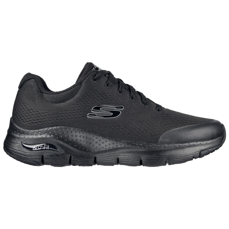 Skechers Arch Fit Black Trainers