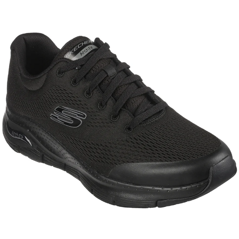 Skechers Arch Fit Black Trainers