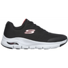 Skechers Arch Fit Black/Red Trainers