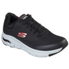 Skechers Arch Fit Black/Red Trainers