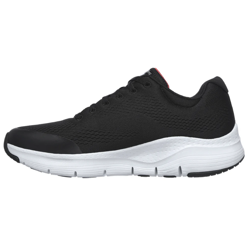 Skechers Arch Fit Black/Red Trainers